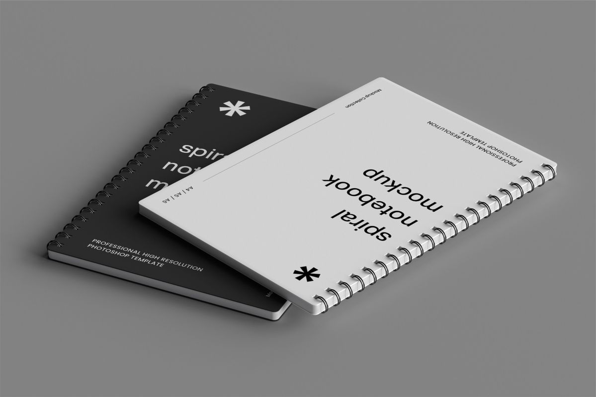 Bloknotas su spirale ir viršeliu A5