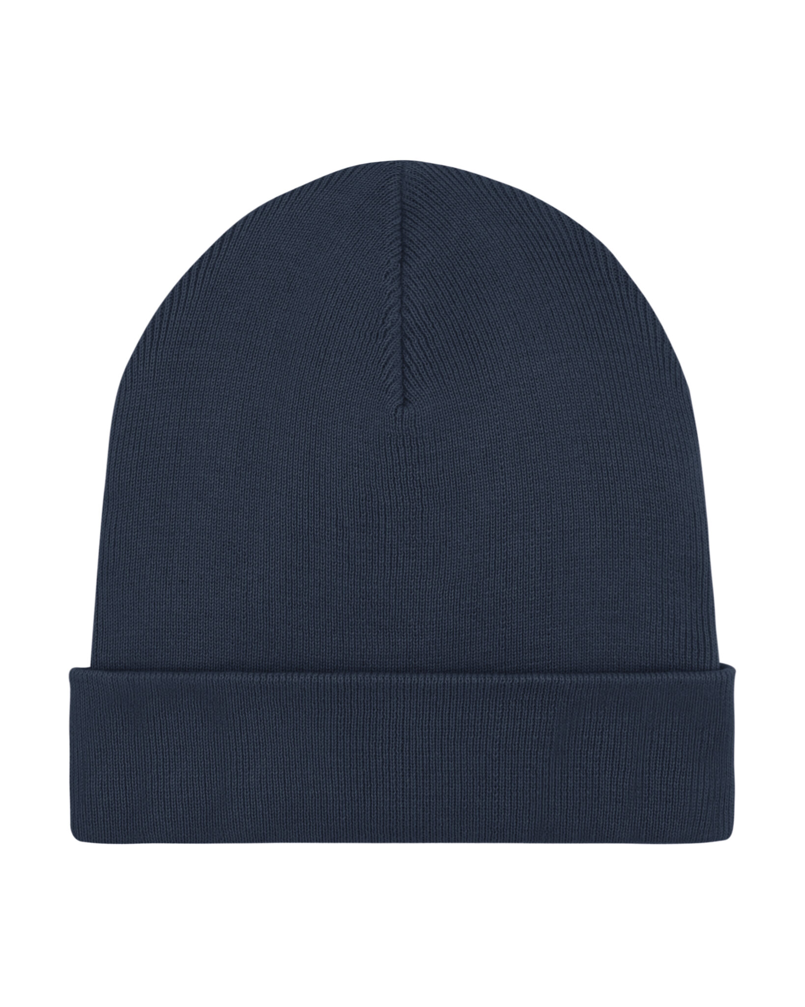 Rib Beanie_French Navy_Packshot_Front_Main_0