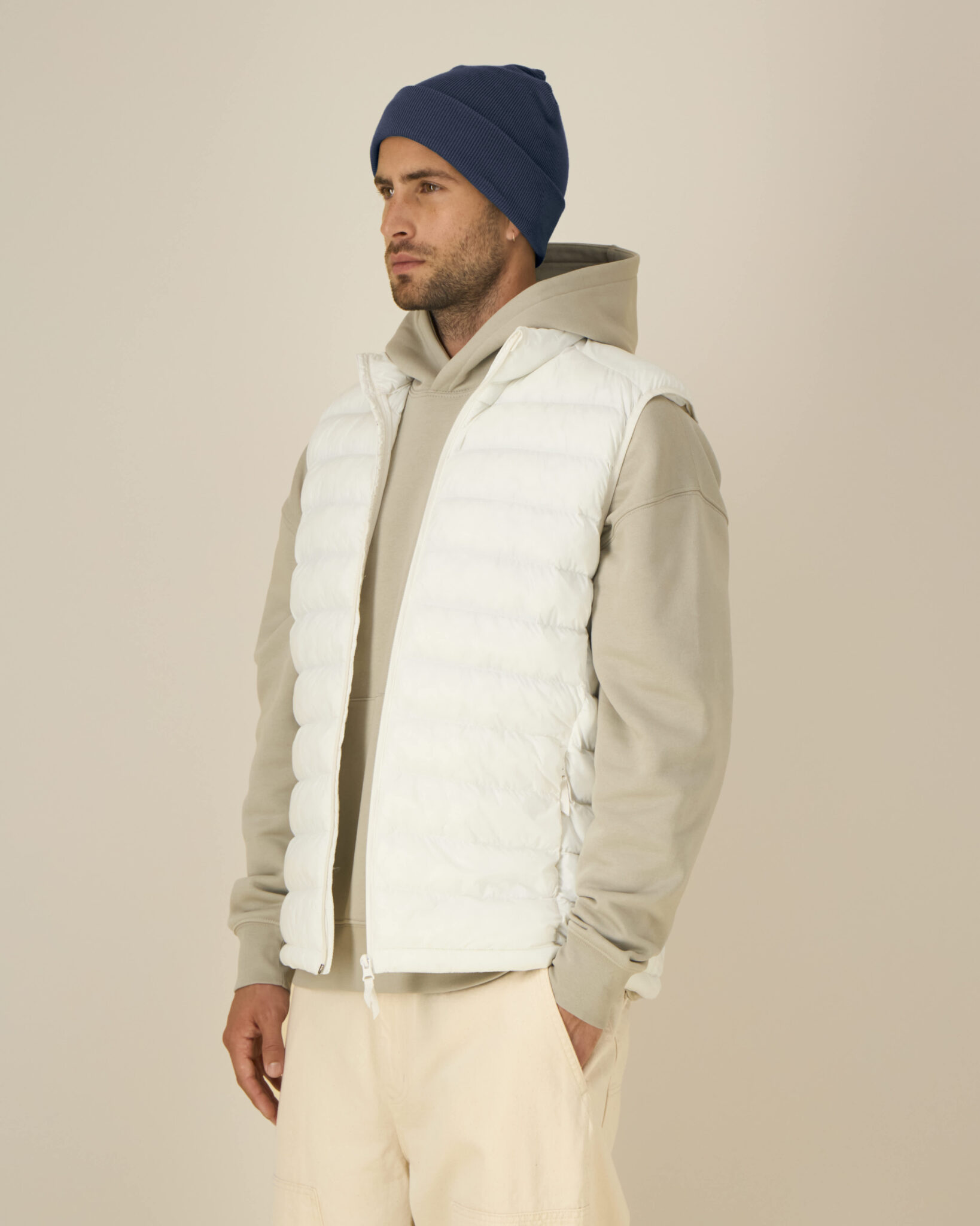 Rib Beanie_French Navy_Studio_Front_Main_0