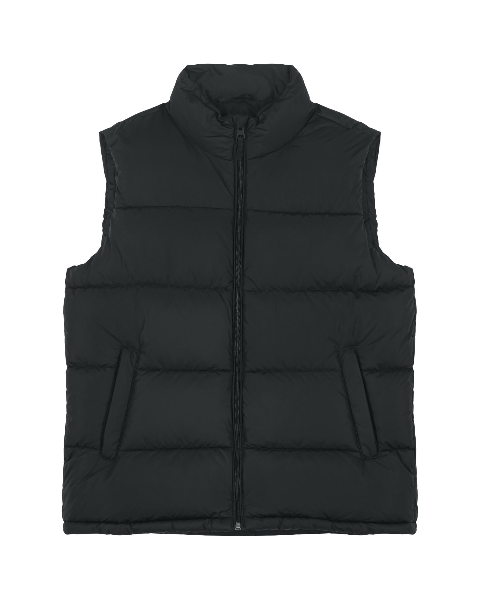 Puffer Gilet_Black_Packshot_Front_Main_0