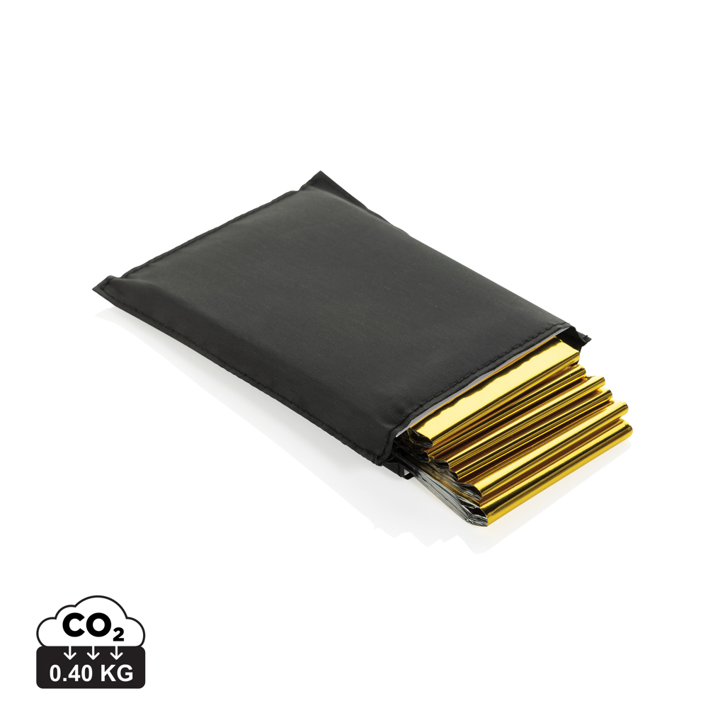 Solra avarinė antklodė RCS perdirbto RPET dėkle