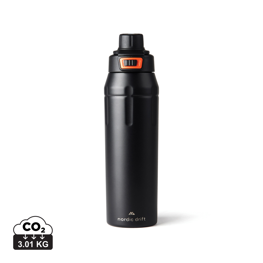 Nordic Drift Trail RCS vakuuminė sportinė gertuvė su užrakinamu dangteliu, 750 ml