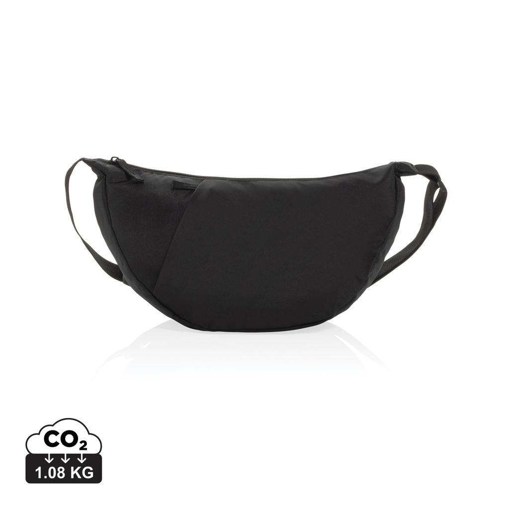 Crescent XL AWARE™ pusmėnulio formos RPET krepšys per petį