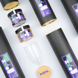 „NOSH BOX" SMART dovanų rinkinys su logotipu – verslo dovana su įmonės spauda