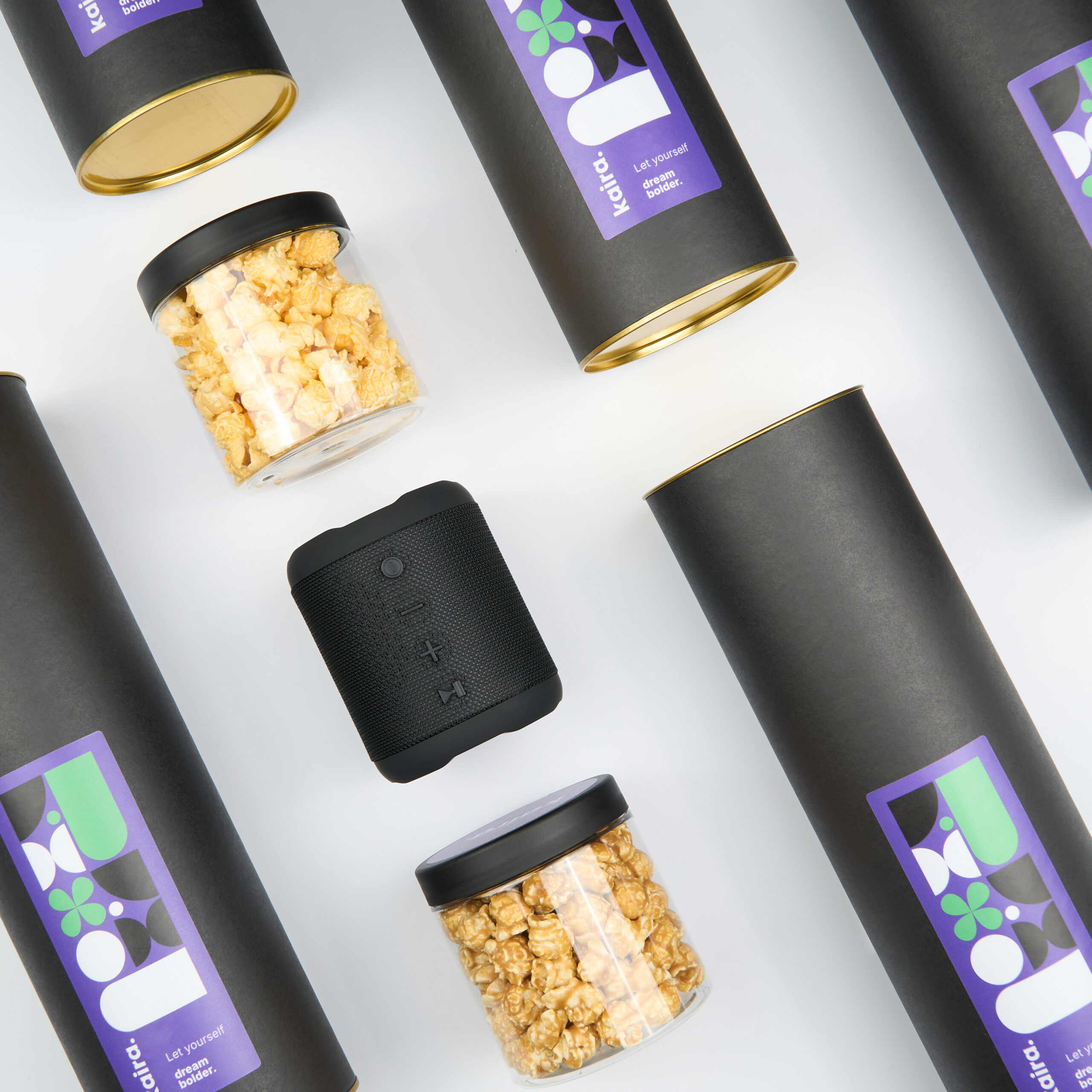 „PARTY BOX" SMART dovanų rinkinys su logotipu – rinkinio pakuotė su įmonės logotipu